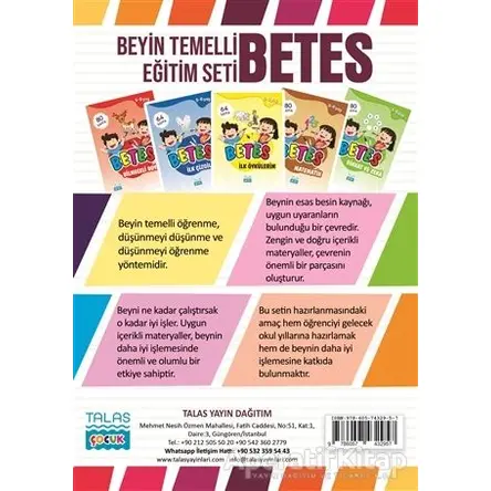 Beyin Temelli Eğitim Seti - Betes ( 5 Kitap Takım ) - Nesli Şimşek - Talas Yayınları