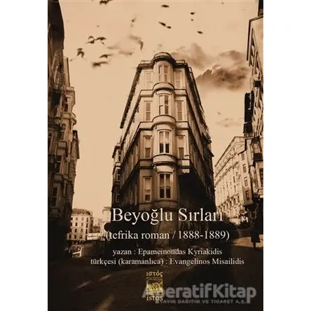 Beyoğlu Sırları - Epameinondas Kyriakidis - İstos Yayıncılık