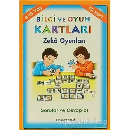 Bilgi ve Oyun Kartları Zeka Oyunları - Kolektif - Uysal Yayınevi