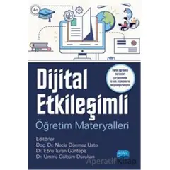 Dijital Etkileşimli Öğretim Materyalleri - Kolektif - Nobel Akademik Yayıncılık