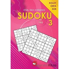 Sudoku 3 - Oyun, Zeka ve Eğlence: Kolay Orta Zor - Kolektif - Beyaz Balina Yayınları