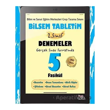 Bilsem Tabletim 2. Sınıf Denemeler 5 Fasikül - Elif Erdoğan - Hayat Okul Yayınları