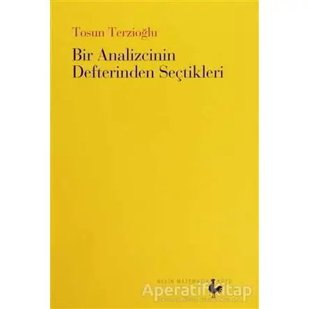 Bir Analizcinin Defterinden Seçtikleri - Tosun Terzioğlu - Nesin Matematik Köyü