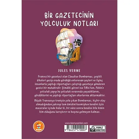 Bir Gazetecinin Yolculuk Notları - Jules Verne - Biom (Çocuk Klasikleri)