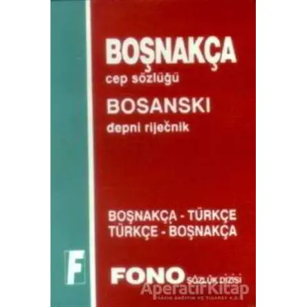 Boşnakça / Türkçe - Türkçe / Boşnakça Cep Sözlüğü - Şükrü Begoviç - Fono Yayınları