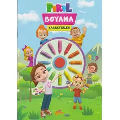 Pırıl Boyama Karakterler - Neslihan Bayram Sacihan - Pırıl Yayınları