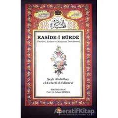 Kaside-i Bürde - Şeyh Abdülhay el-Celveti el-Edirnevi - Buhara Yayınları