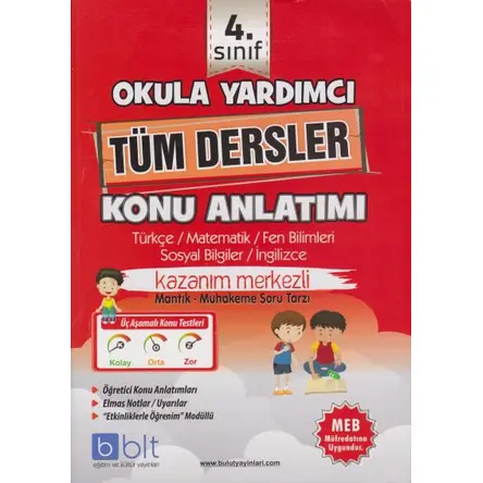 Bulut Eğitim 4.Sınıf Tüm Dersler Konu Anlatımlı