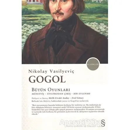 Bütün Oyunları - Nikolay Vasilyeviç Gogol - Everest Yayınları