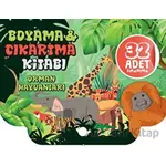 Orman Hayvanları  Boyama ve Çıkartma Kitabı - Kolektif - Çikolata Yayınevi