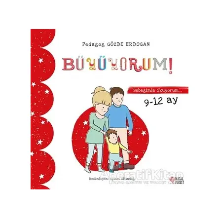 Büyüyorum - Bebeğimle Okuyorum 9-12 Ay - Gözde Erdoğan - Masalperest