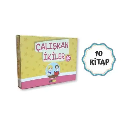 Çalışkan İkiler Seti - 10 Kitap Takım - Kolektif - Gendaş Çocuk