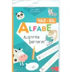 Alfabe Yaz sil Alıştırma Defterim Ecrin Okul Öncesi Yayınları