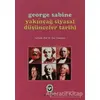 Yakınçağ Siyasal Düşünceler Tarihi - George Sabine - Cem Yayınevi