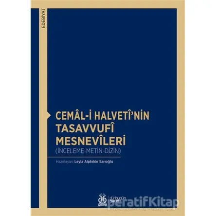 Cemal-i Halveti’nin Tasavvufi Mesnevileri - Kolektif - DBY Yayınları