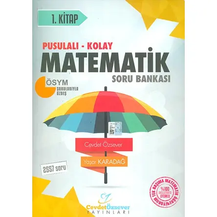 Cevdetözsever Matematik 1.Kitap Pusulalı Kolay Soru Bankası