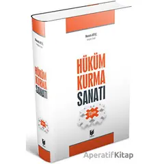 Hüküm Kurma Sanatı - Mustafa Artuç - Adalet Yayınevi