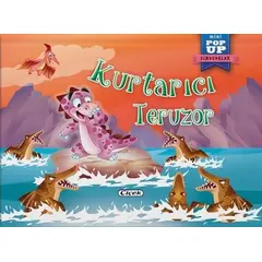 Kurtarıcı Teruzor - Mini Pop-Up Dinozorlar - Kolektif - Çiçek Yayıncılık