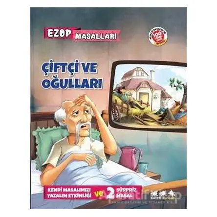 Çiftçi ve Oğulları - Ezop Masalları - E. Murat Yığcı - Caretta Yayıncılık