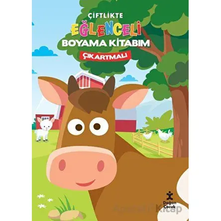 Çiftlikte Eğlenceli Boyama Kitabım - Kolektif - Doğan Çocuk