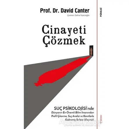 Cinayeti Çözmek - David Canter - Sola Unitas