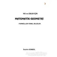 YKS ve Liseler İçin Matematik Geometri - İbrahim Sümbül - Cinius Yayınları