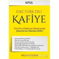 Eski Türk Dili Kafiye Türk Dili ve Edebiyat Öğretmenliği Çözümlü Soru Bankası 2020