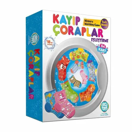 Circle Toys Kayıp Çoraplar Eşleştirme Oyunu