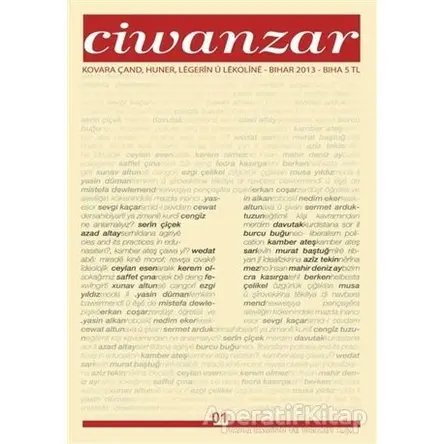 Ciwanzar Bihar 2013 - Kolektif - Ar Yayınları