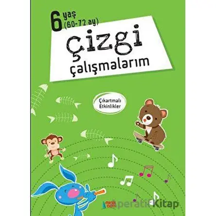 Çizgi Çalışmalarım - 6 Yaş - Kolektif - Minik Ada