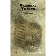 Yazınsal Türler - Munise Yıldırım - Çizgi Kitabevi Yayınları