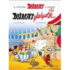 Asteriks 4 - Asteriks Gladyatör - Rene Goscinny - Alfa Yayınları