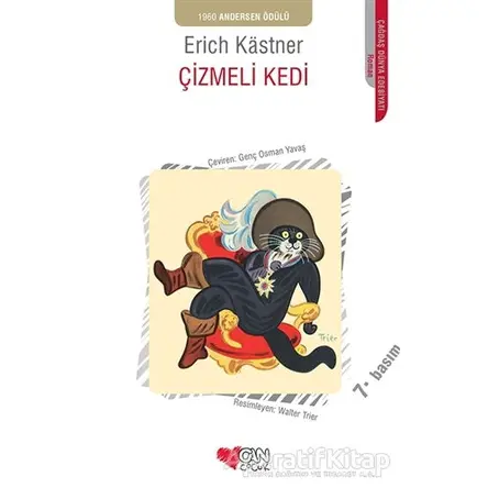 Çizmeli Kedi - Erich Kastner - Can Çocuk Yayınları