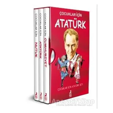 Çocuklar İçin Atatürk Seti (3 Kitap Takım) - Kolektif - Ren Çocuk