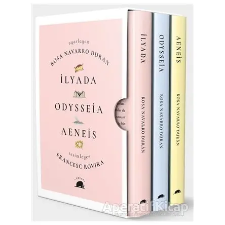 Çocuklar İçin Destanlar: İlyada - Odysseia - Aeneis (3 Kitap Takım) - Homeros - Kolektif Kitap