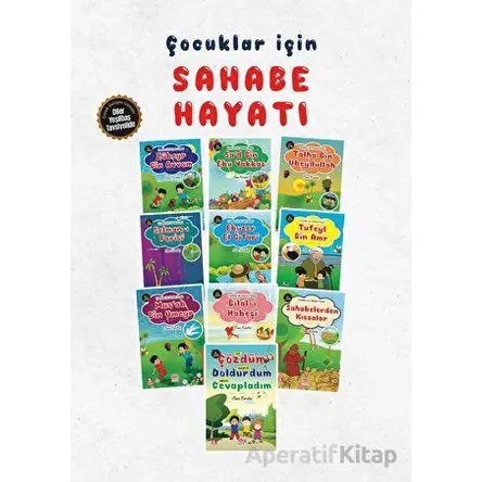 Çocuklar için Sahabe Hayatları Seti - 10 Kitap Takım - Cuma Karakoç - Aktaş Yayıncılık