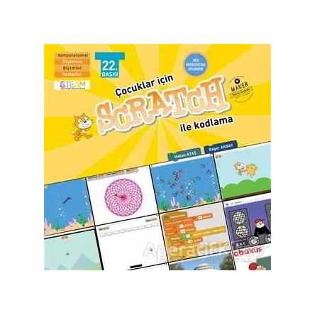 Çocuklar için Scratch ile Kodlama 1. Kitap - Bager Akbay - Abaküs Kitap