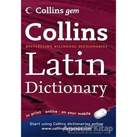 Collins Gem Latin Dictionary - Kolektif - Collins Yayınları