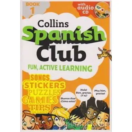 Collins Spanish Club Fun, Active Learning Book 1 - Rosi McNab - Collins Yayınları