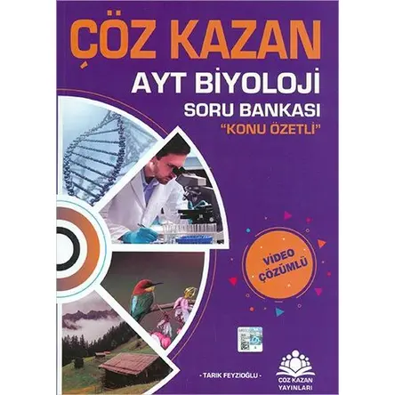 Çöz Kazan AYT Biyoloji Konu Özetli Video Çözümlü Soru Bankası