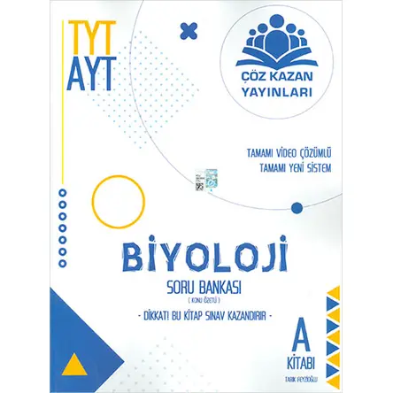 Çöz Kazan TYT AYT Biyoloji Konu Özetli Soru Bankası