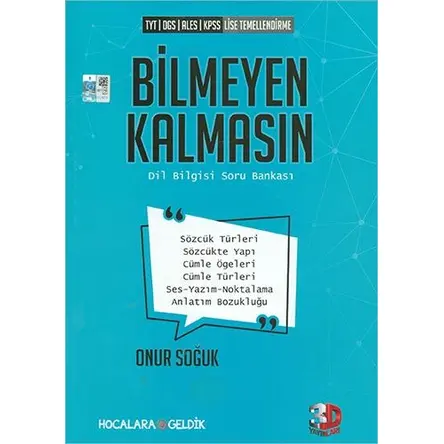 Çözüm Bilmeyen Kalmasın Dil Bilgisi Soru Bankası (Kampanyalı)