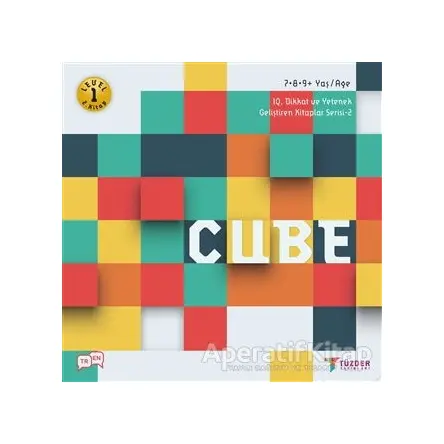 Cube - IQ Dikkat ve Yetenek Geliştiren Kitaplar Serisi 2 (Level 1) (7-8-9 Yaş)