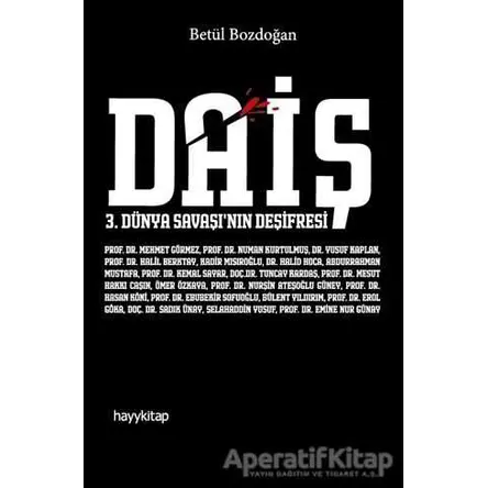 DAİŞ - Betül Soysal Bozdoğan - Hayykitap