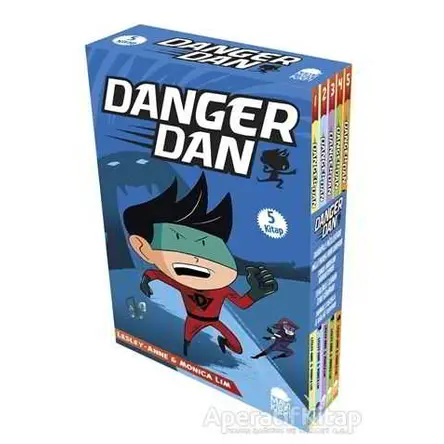 Danger Dan Seti (5 Kitap Takım) - Monica Lim - Mavi Kirpi Yayınları