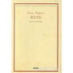 Rime Şiirler - Dante Alighieri - Yapı Kredi Yayınları