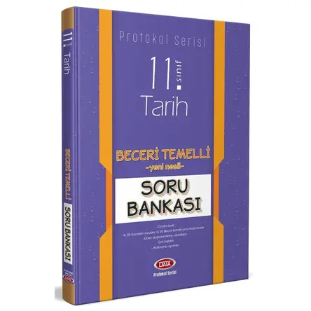 Data 11. Sınıf Tarih Beceri Temelli Soru Bankası (Protokol Serisi)