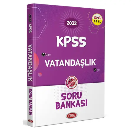 Data 2022 KPSS Vatandaşlık Çözümlü Soru Bankası