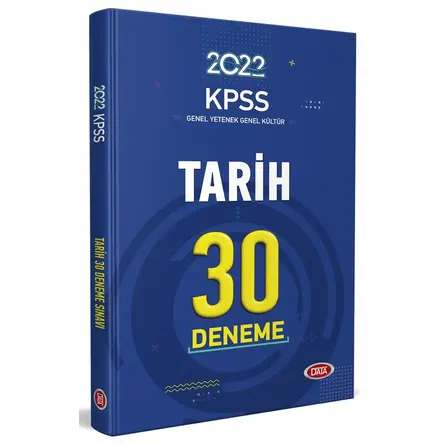 Data KPSS Tarih 30 Deneme Sınavı