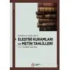 Eleştiri Kuramları ve Metin Tahlilleri - Ulaş Bingöl - DBY Yayınları